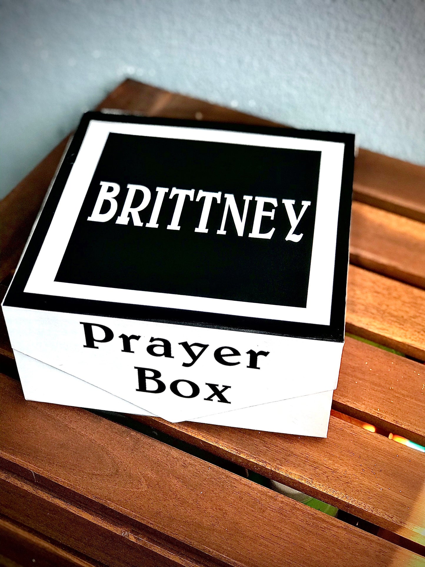 Personalized Prayer Box