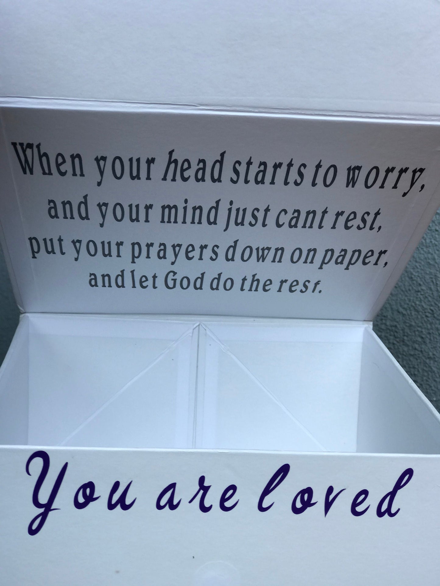 Personalized Prayer Box