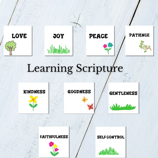 Digital - Fruit of the Spirit Kids Flashcards