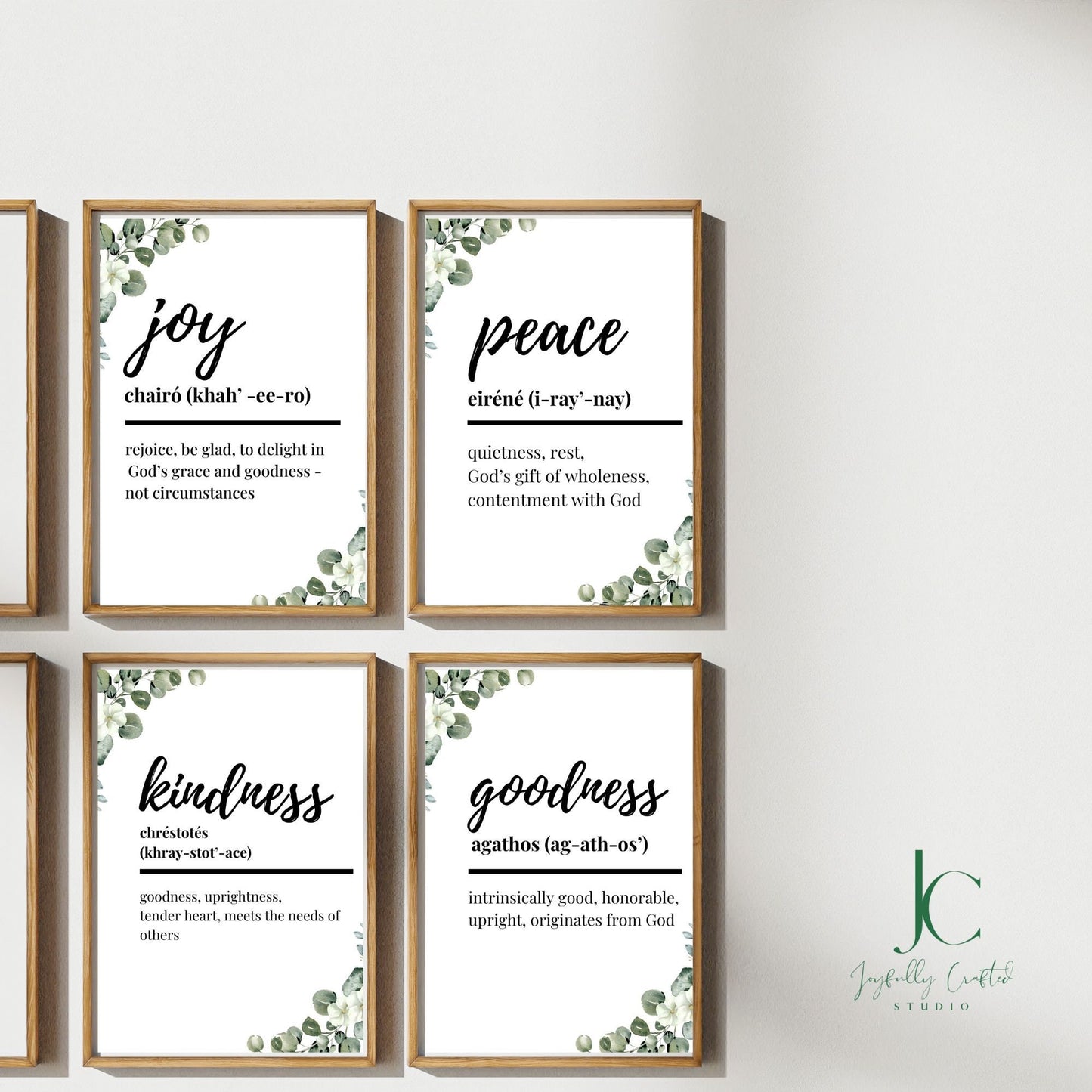 Digital -Fruit of the Spirit Scripture Wall Art Eucalyptus