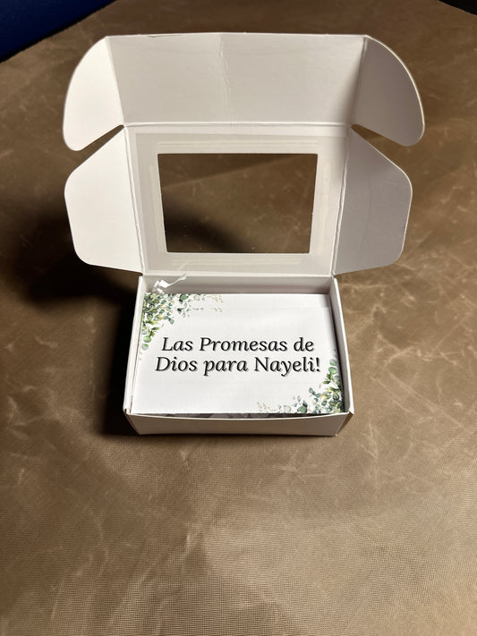 Spanish Personalized Scripture Cards Tarjetas de Escritura Personalizada