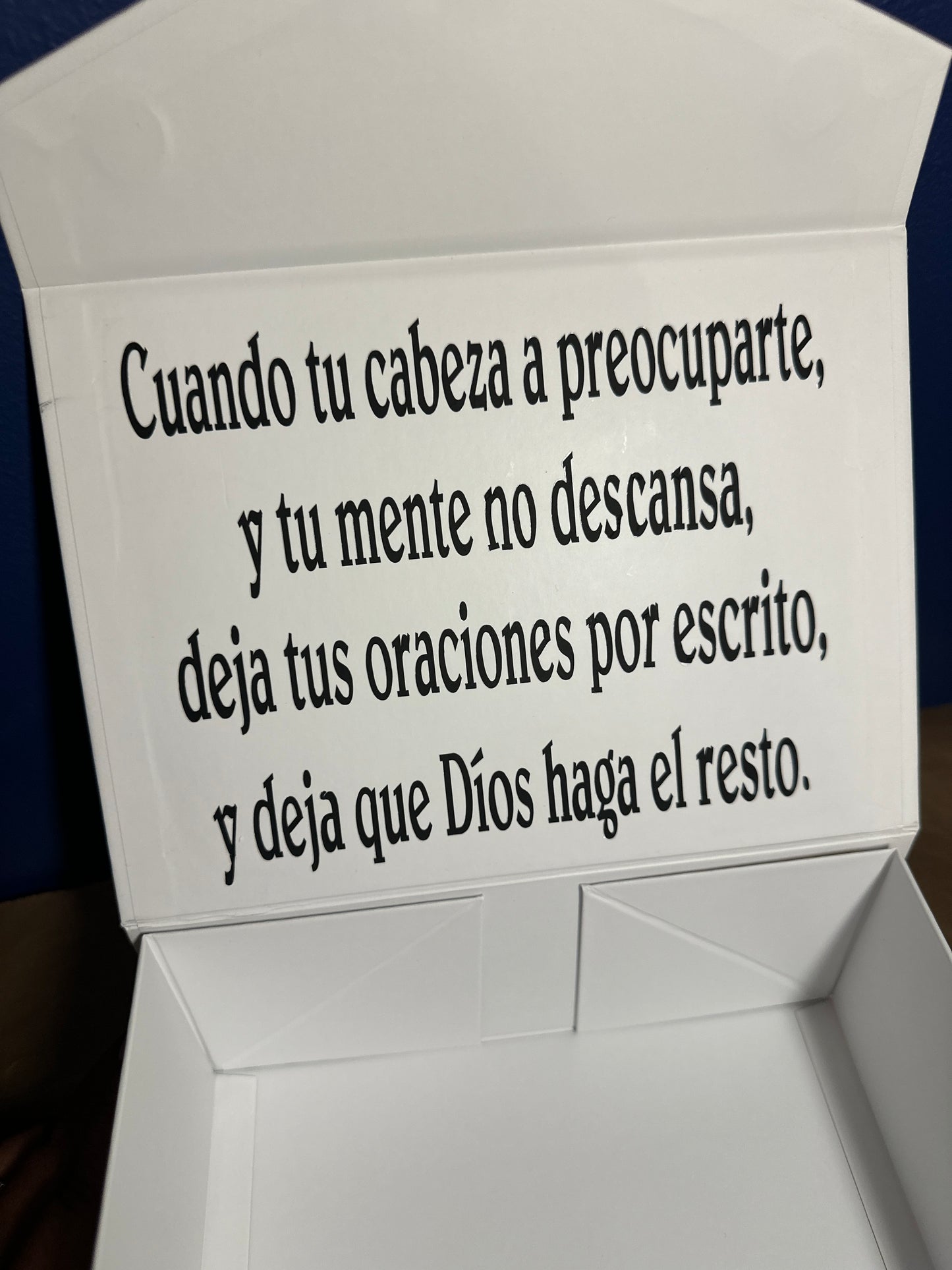 Personalized Prayer Box - Caja de Oración Personalizada