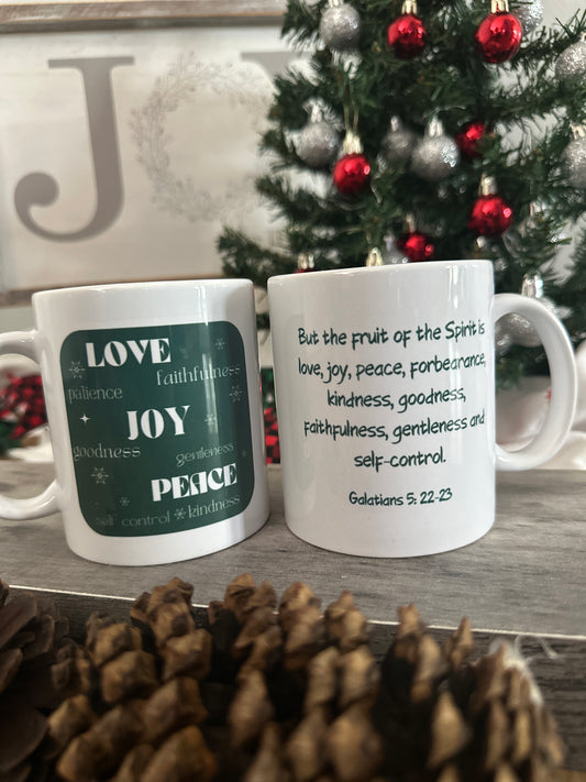 Love Joy Peace Mug