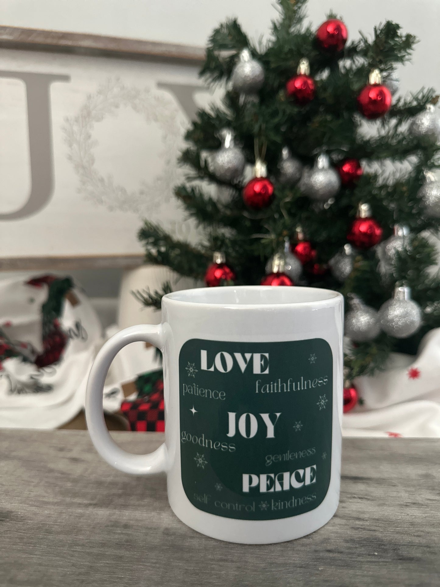 Love Joy Peace Mug