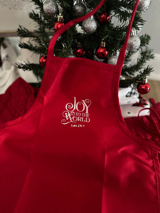 Joy to the World Apron