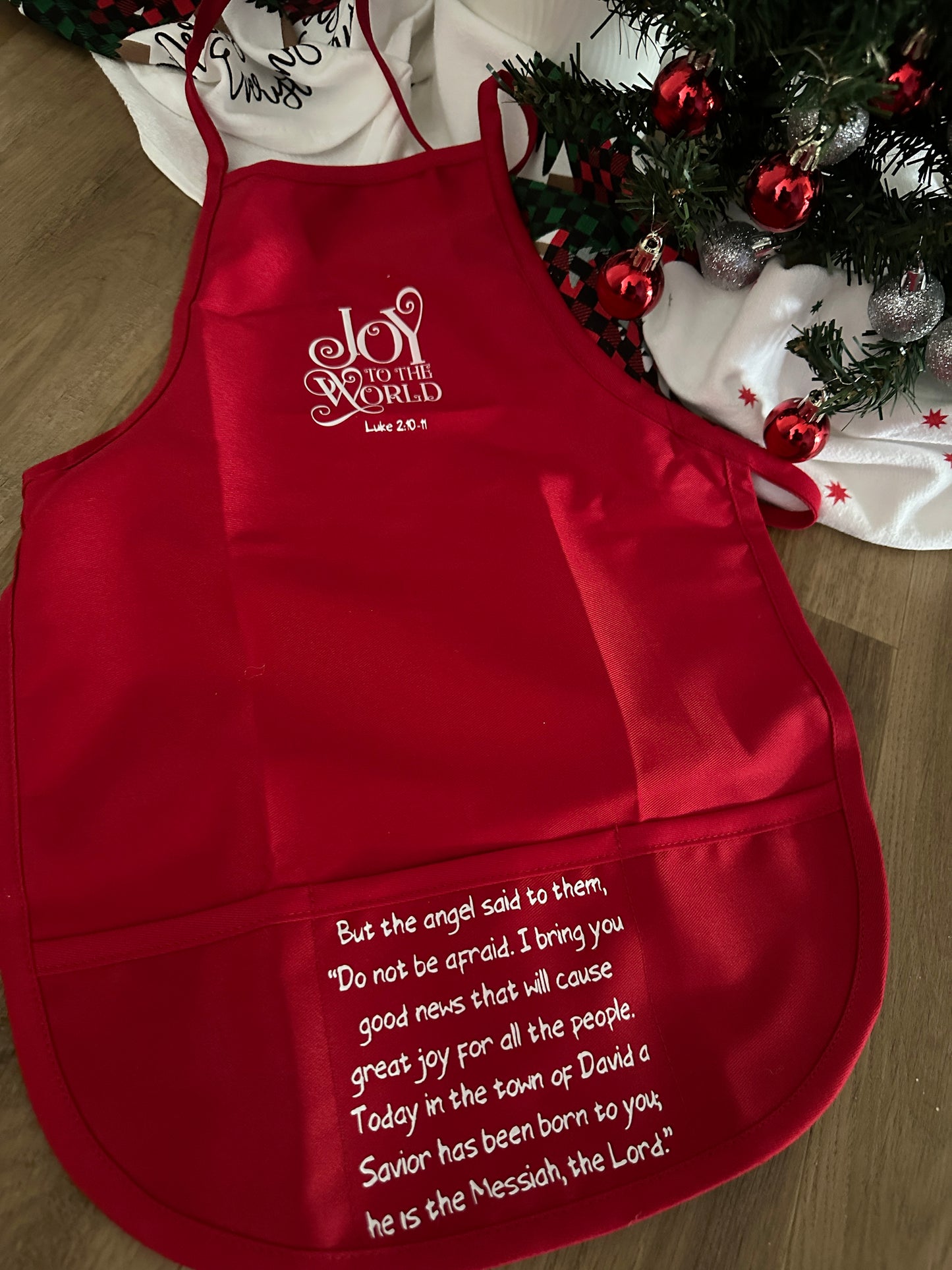 Joy to the World Kids Apron