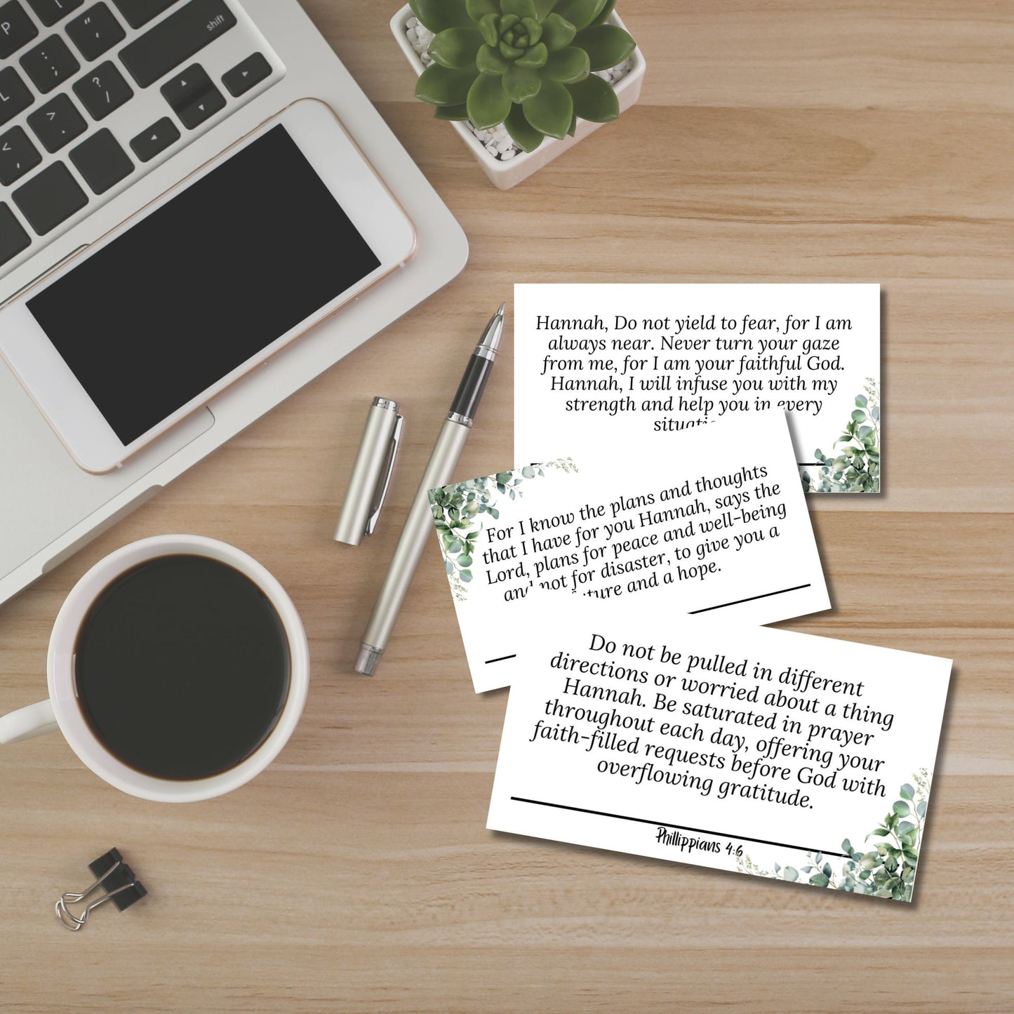 Digital- Personalized Scripture Cards