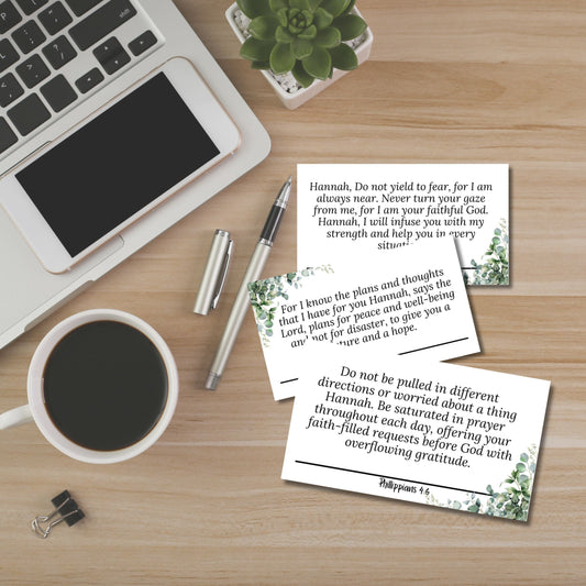 Digital- Personalized Scripture Cards